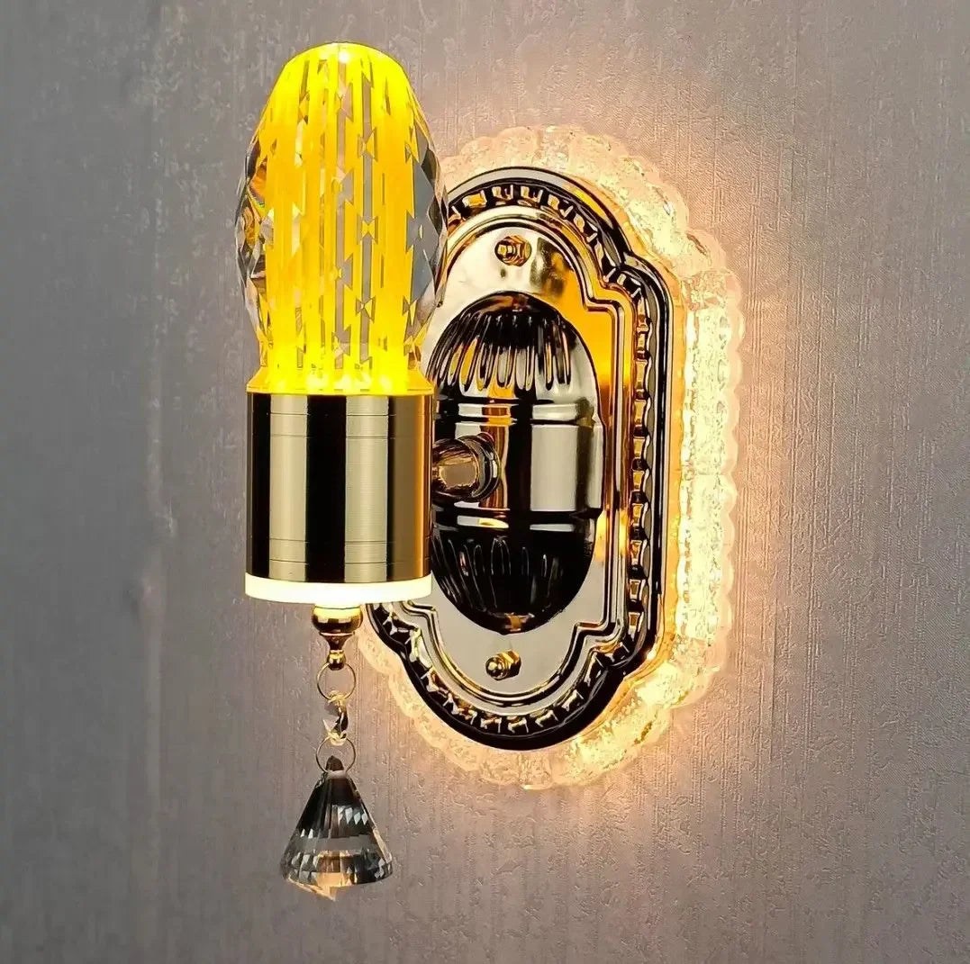 Afralia™ Carved Flower Wall Light: Modern LED Bedroom Lamp for Living Room, Staircase, Aisle