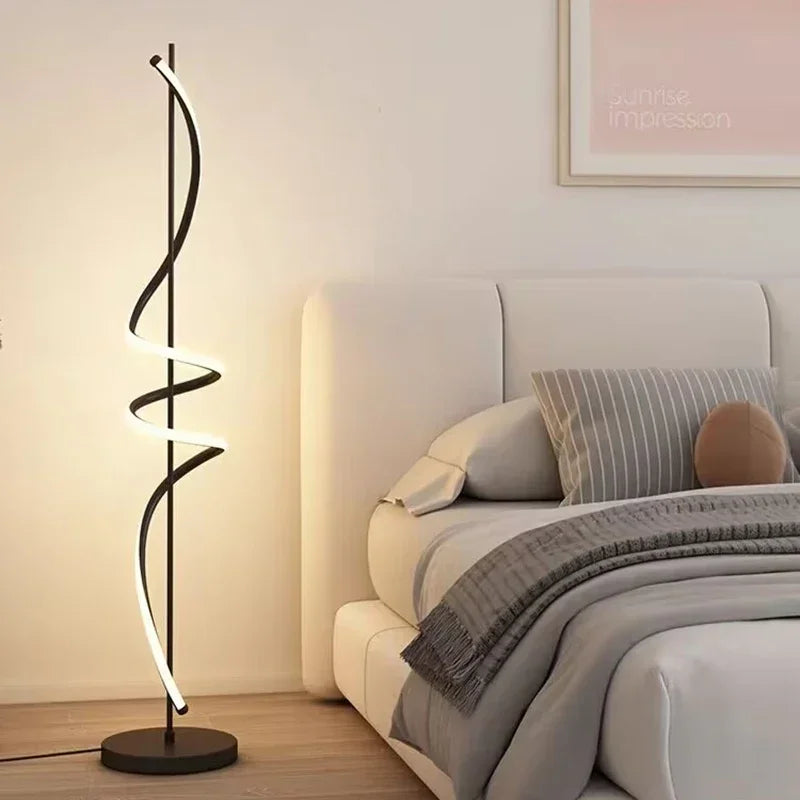 Afralia™ LED Revolve Floor Lamp for Bedroom Living Study Indoor Decor