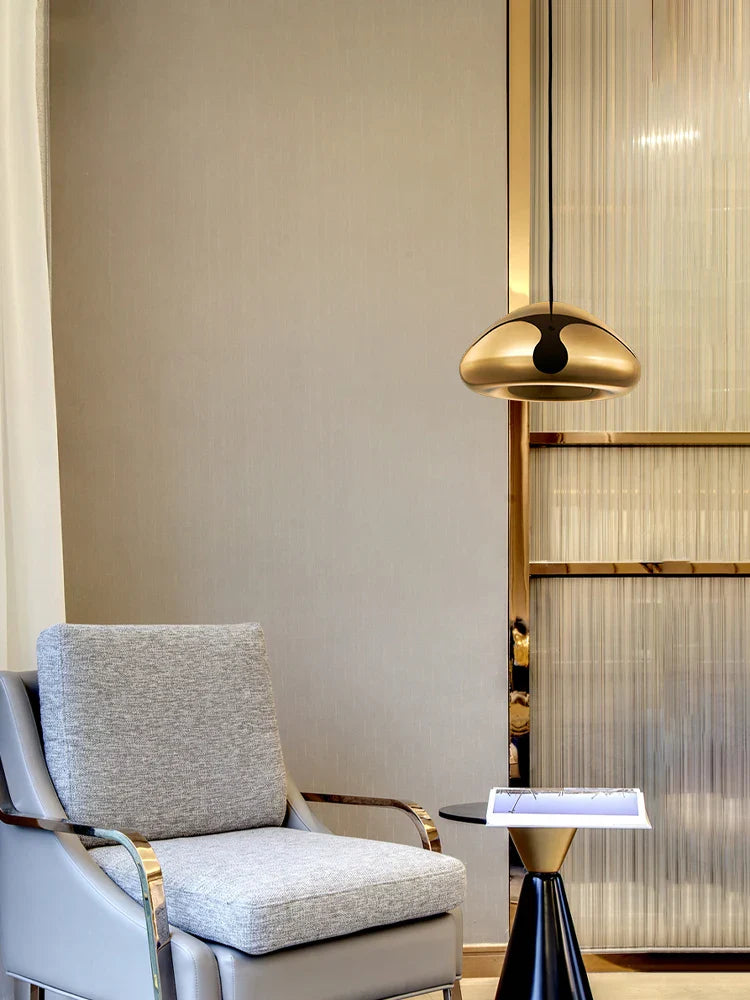 Afralia™ Glass Gold Ceiling Pendant Lamps LED Dining Bar Kitchen Lighting Fashion Lustres