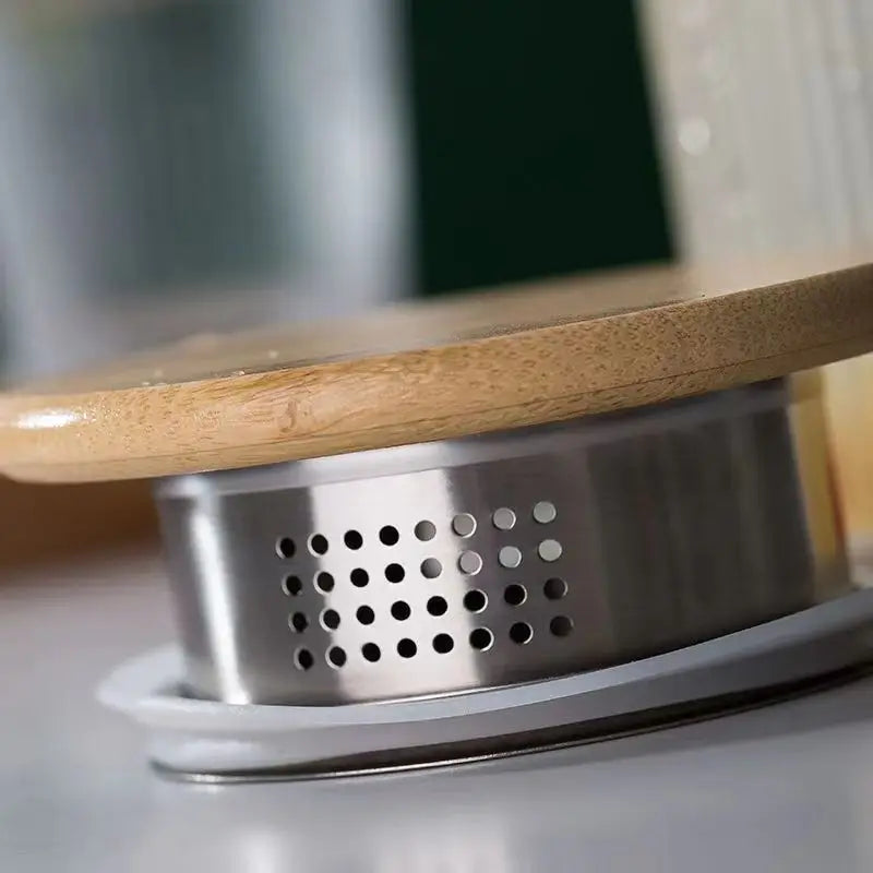 Afralia™ Glass Water Pitcher with Handle Lid Hot Cold Kettle Tea Pot Juice Jug