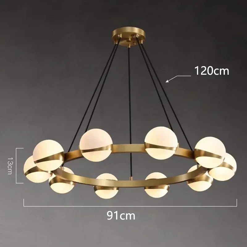 Afralia™ LED Acrylic Pendant Lights for Home Decor Luminaires