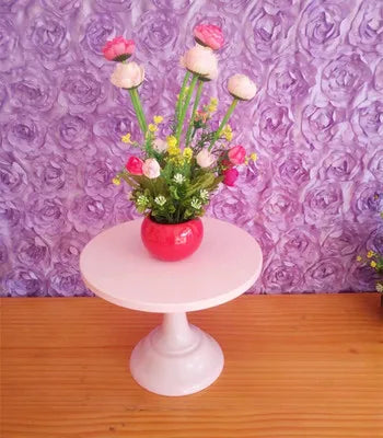 Afralia™ Wrought Iron Cake Stand Wedding Birthday Dessert Tray Afternoon Tea Display