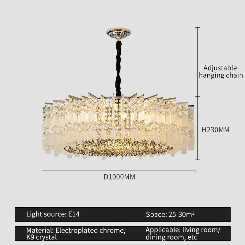Afralia™ Crystal Light: Modern Elegant Lighting for Living Room, Dining Room, Bedroom