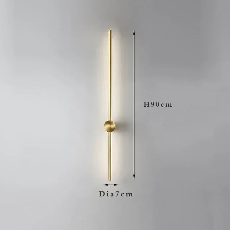 Afralia™ Modern Slim Wall Sconce & Ceiling Light for Bedroom Living Room