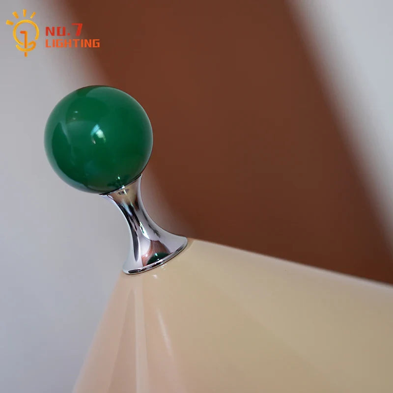 Afralia™ Colorful LED Umbrella Table Lamp for Living Room, Bedroom - Dopamine Design