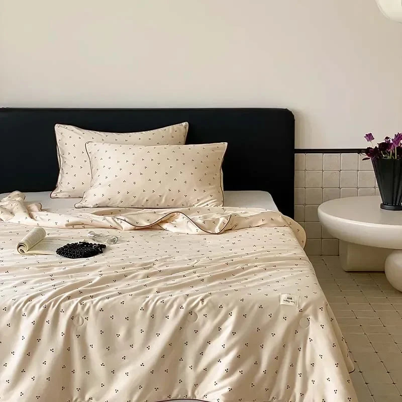 Afralia™ Cherry Lyocell Fiber Cooling Blanket for Child Adults