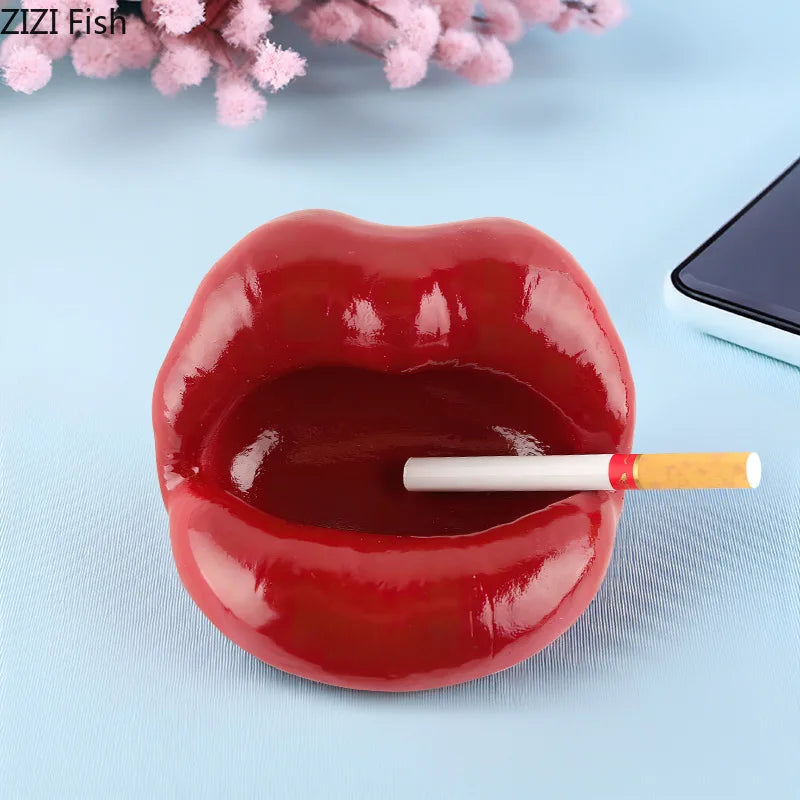 Afralia™ Skeleton Shape Ashtray: Unique Smoking Accessory for Office Table or Desktop