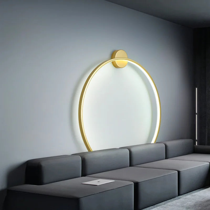 Afralia™ Elegant Round Wall Sconces for Home Indoor Lighting