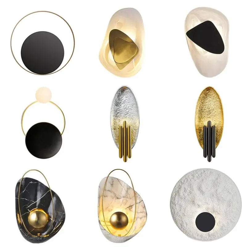 Afralia™ Modern Minimalist Wall Lamp for Living Room, LED Indoor Lighting for Decoration