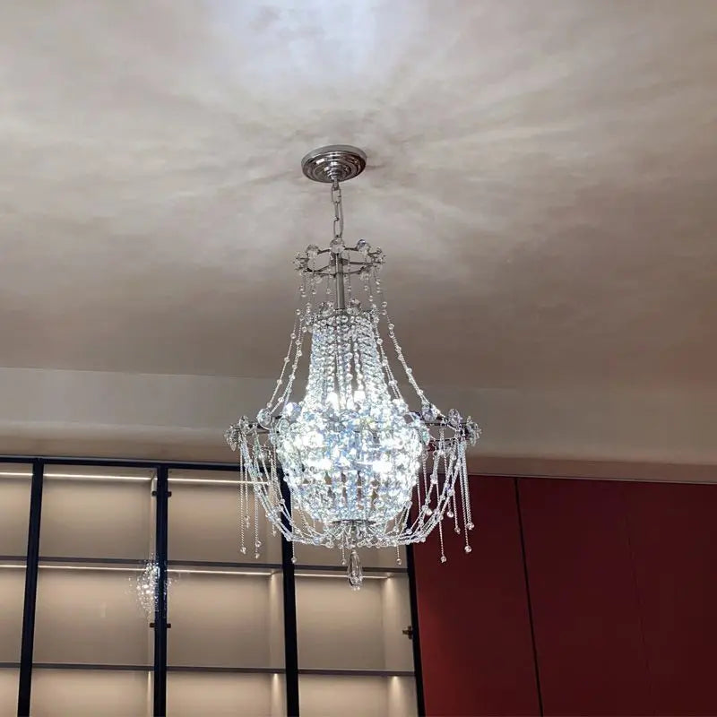 Afralia™ Postmodern Crystal Chandelier for Luxurious Living Room, Restaurant, Bedroom, and Hotel Lighting