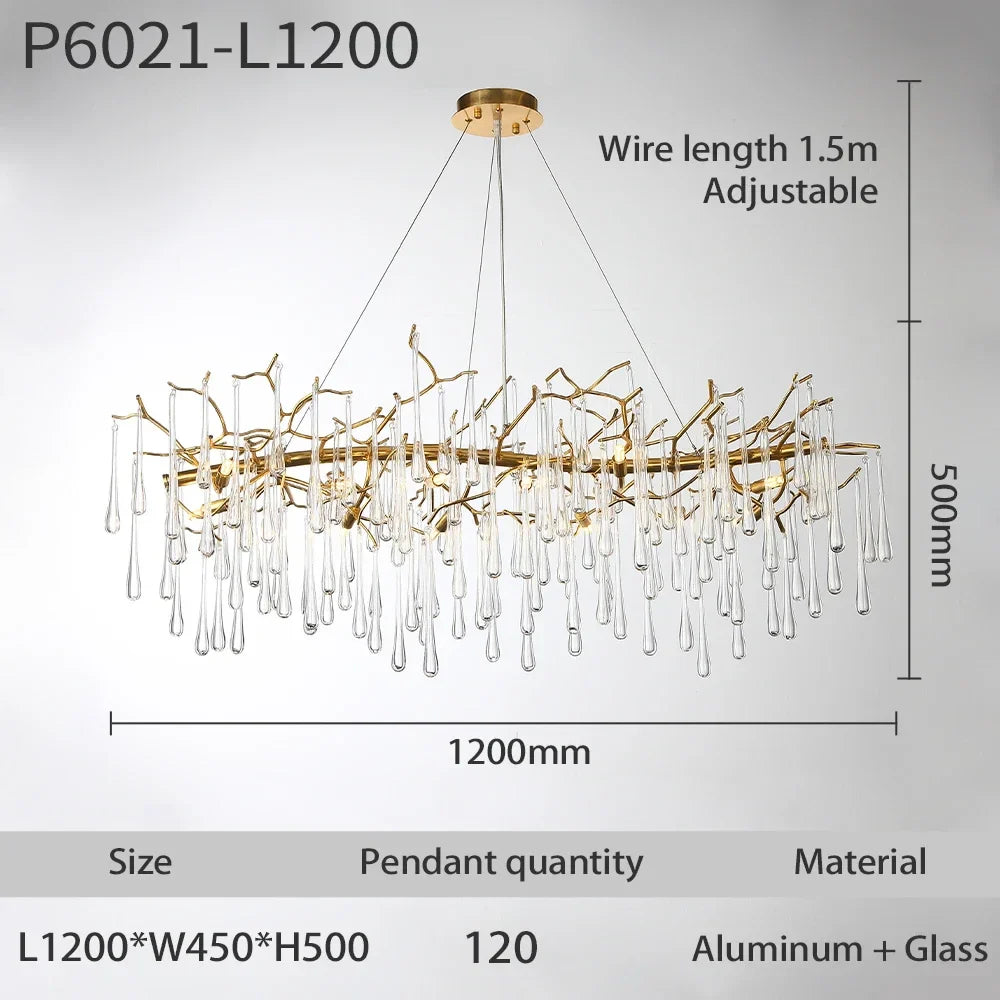 Afralia™ Modern LED Chandeliers for Living Room – Creative Indoor Lighting Decoration