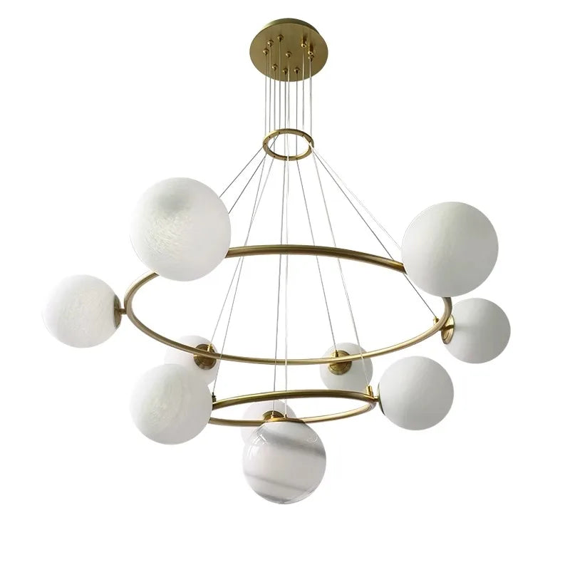 Afralia™ Modern LED Pendant Chandelier for Living and Dining Room Lighting