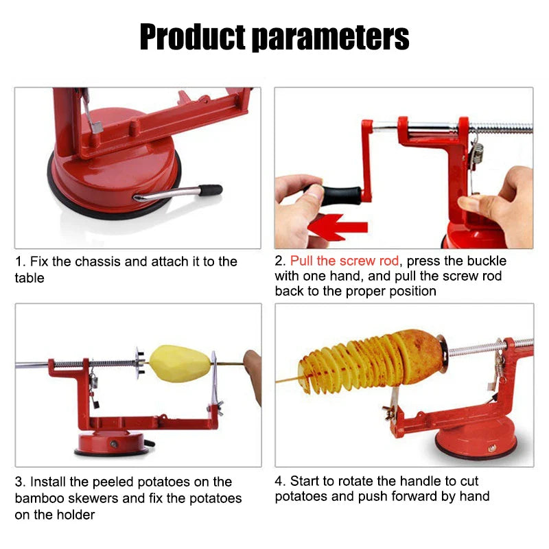 Afralia™ Spiralizer Blade Hand Slicer Cutter for Vegetables Spiral Knife Kitchen Accessory