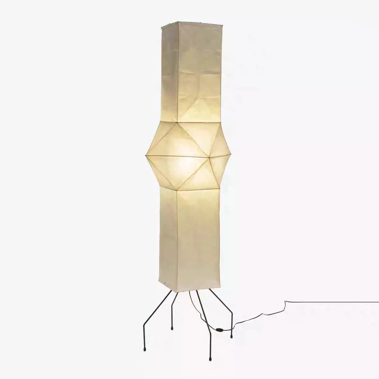 Afralia™ Akari Noguchi Floor Lamp LED E27 Rice Paper Standing Art Decor Living Room