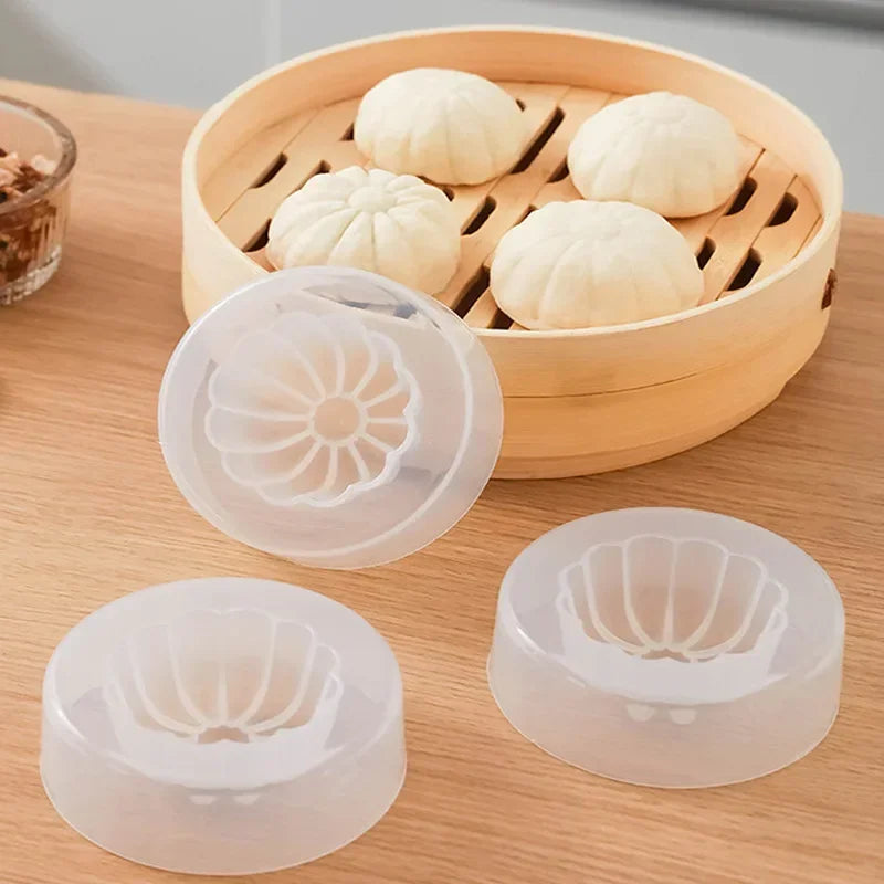 Afralia™ Baozi Mold DIY Dumpling Maker Kitchen Baking Tool Bun Making Mould