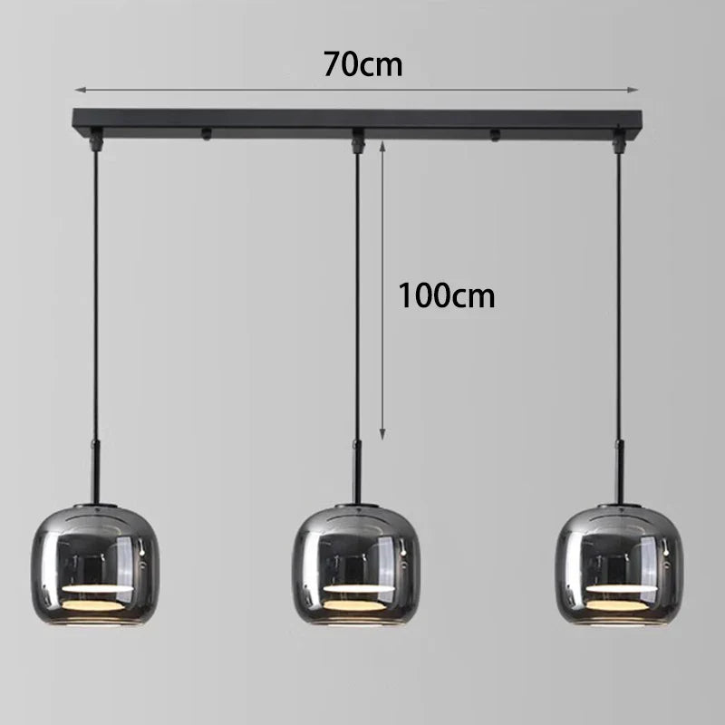 Afralia™ Modern LED Pendant Light Chandeliers for Living & Dining Room Lighting