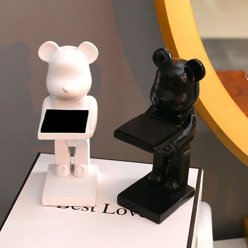 Afralia™ Bear Statue Watch Rack: Smart Watch Display & Storage Stand