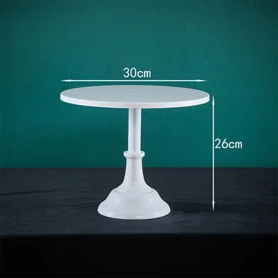 Afralia™ Wrought Iron Cake Stand Wedding Birthday Dessert Tray Afternoon Tea Display