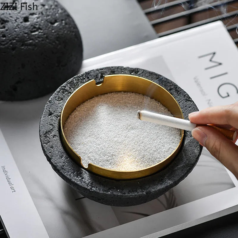 Afralia™ Stainless Steel UFO Ashtray - Unique Smoking Accessory and Office Desk Decoration