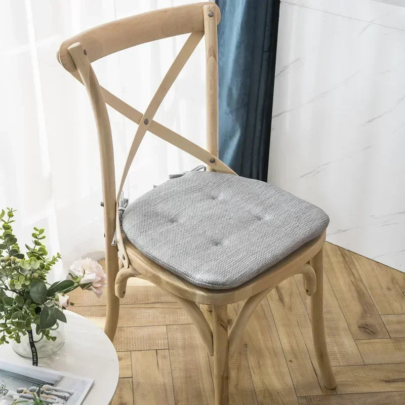 Afralia™ Dining Chair Cushions: Multi Color Seat Cushion with Straps for Outdoor & Dining Room