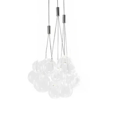 Afralia™ Glass Ball LED Pendant Lamps: Stylish Lighting for Kitchen, Bedroom, Living & Dining Room