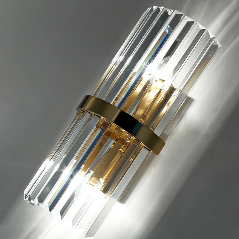 Afralia™ Crystal Wall Light: Modern Nordic Sconces Indoor Lighting for Living Room Bedroom