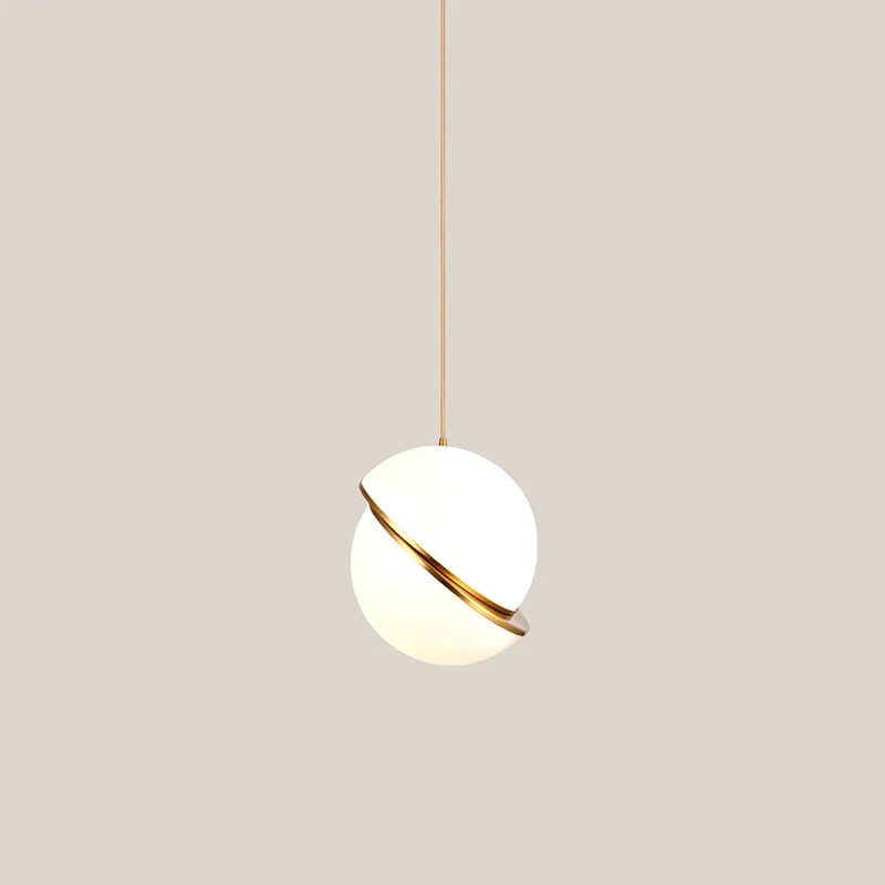 Afralia™ Golden Ball Pendant Light | Nordic Style Dining Room Chandelier