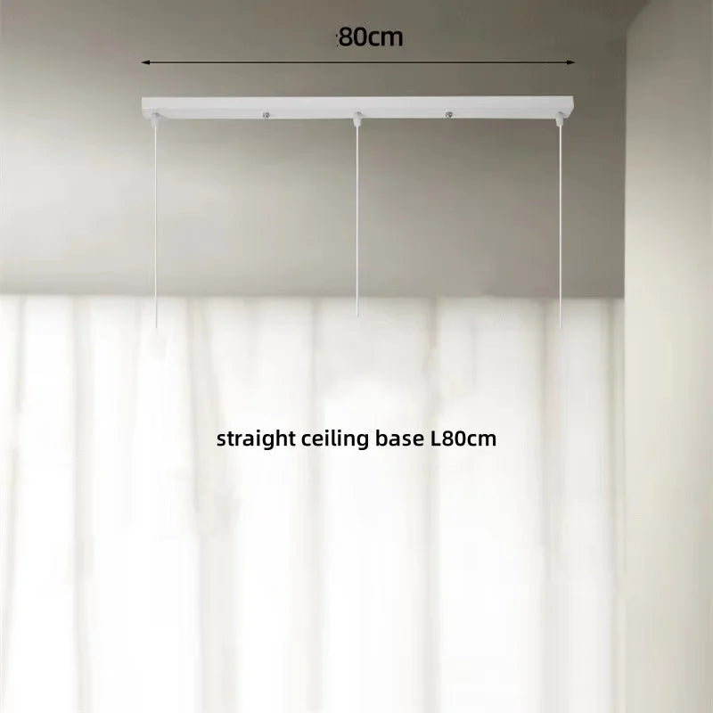 Afralia™ Minimalist E27 LED Pendant Light Chandelier for Dining Room