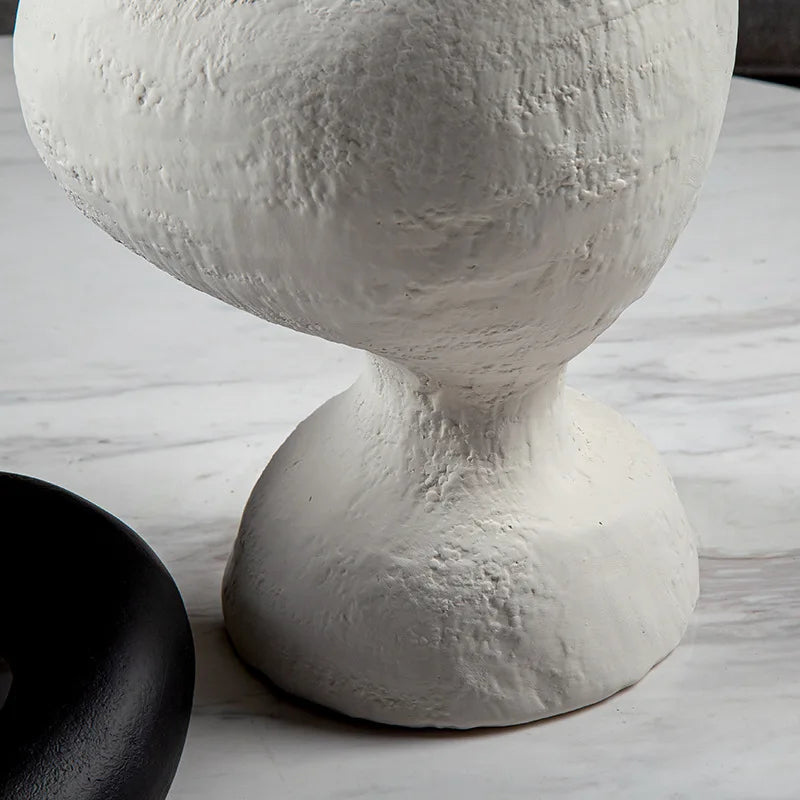 Afralia™ Geometric Abstract Ceramic Vase Skew Furnishing Articles Room Decoration Accessories