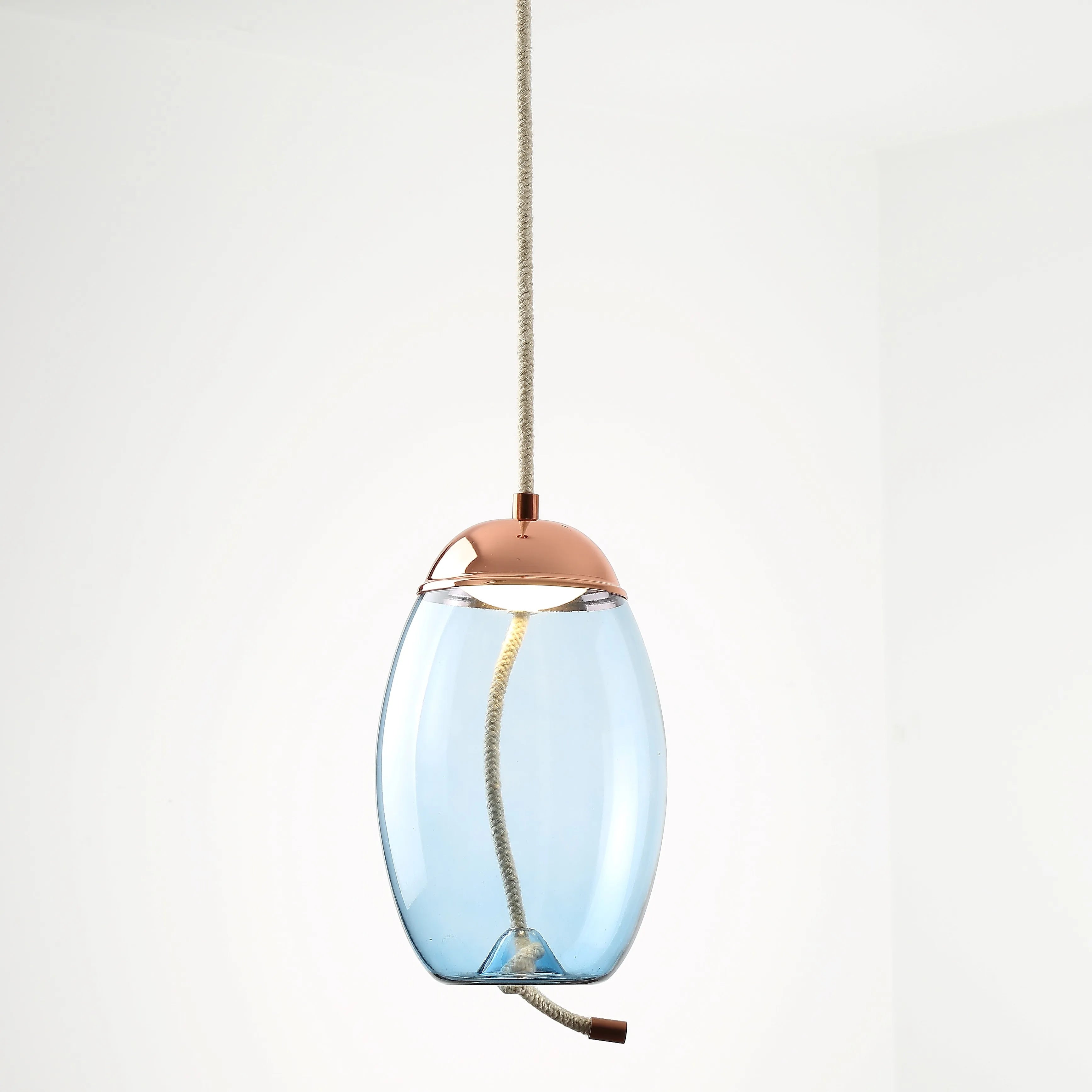 Afralia™ Glass Pendant Light Brokis Shade Nordic Bedroom Kitchen Luminaria