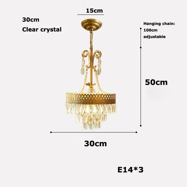 Afralia™ Crystal LED Ceiling Chandelier for Dinning Room