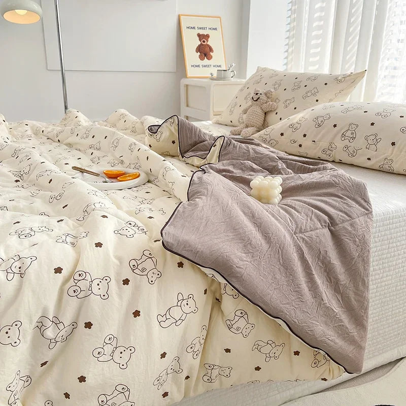 Afralia™ Breathable Double Gauze Queen Quilt with Soya Fibre Filling