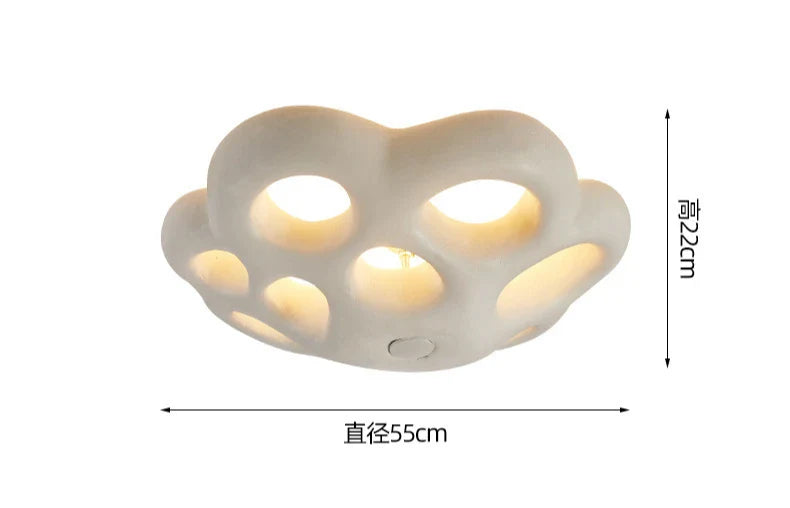 Afralia™ Nordic Petal Ceiling Light - Minimalist Master Bedroom Lighting