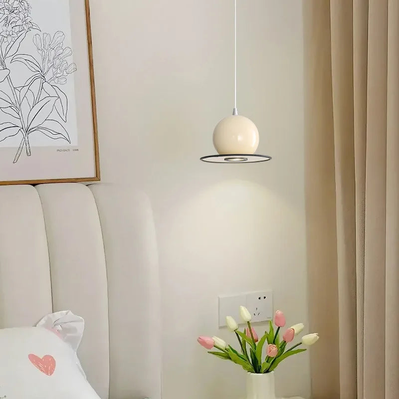 Afralia™ Metal Pendant Light for Bedroom & Dining Room, Adjustable Cord