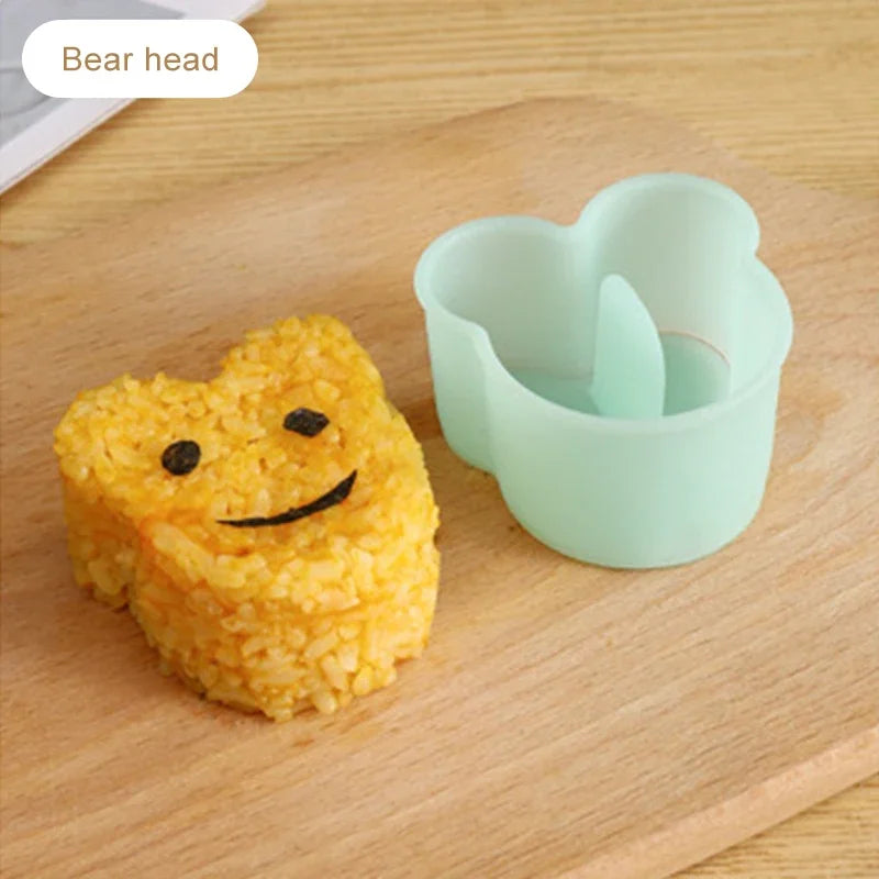 Afralia™ Non Stick Sushi Maker Mold for DIY Rice Balls and Onigiri Press