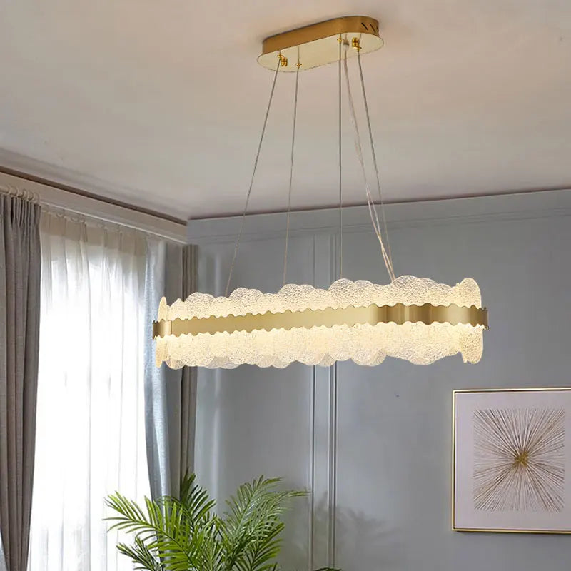 Crystal Starlight Chandelier by Afralia™ - Elegant Stainless Steel Pendant Light for Living Room & Kitchen