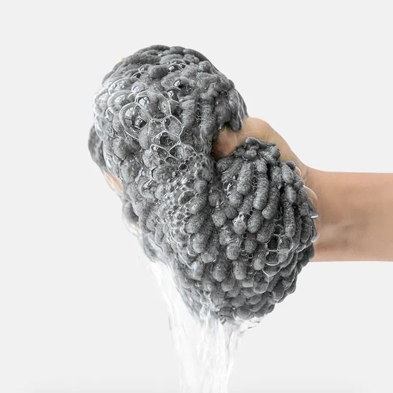 Afralia™ Microfiber Super Absorbent Hand Towel Plush Wipe for Kitchen Bathroom Terry Hair