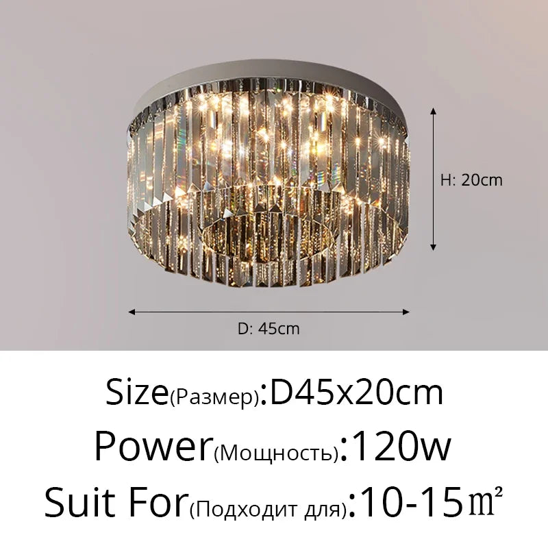 Afralia™ Crystal Chandelier: Luxury Nordic Ceiling Light for Home Interior Decoration