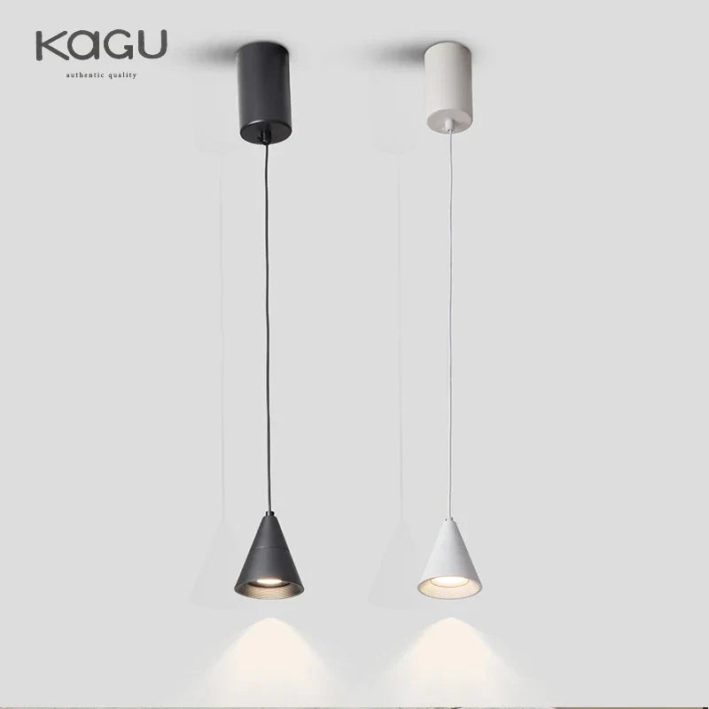 Afralia™ Modern Black White Pendant Light for Kitchen Bedroom Dining Room