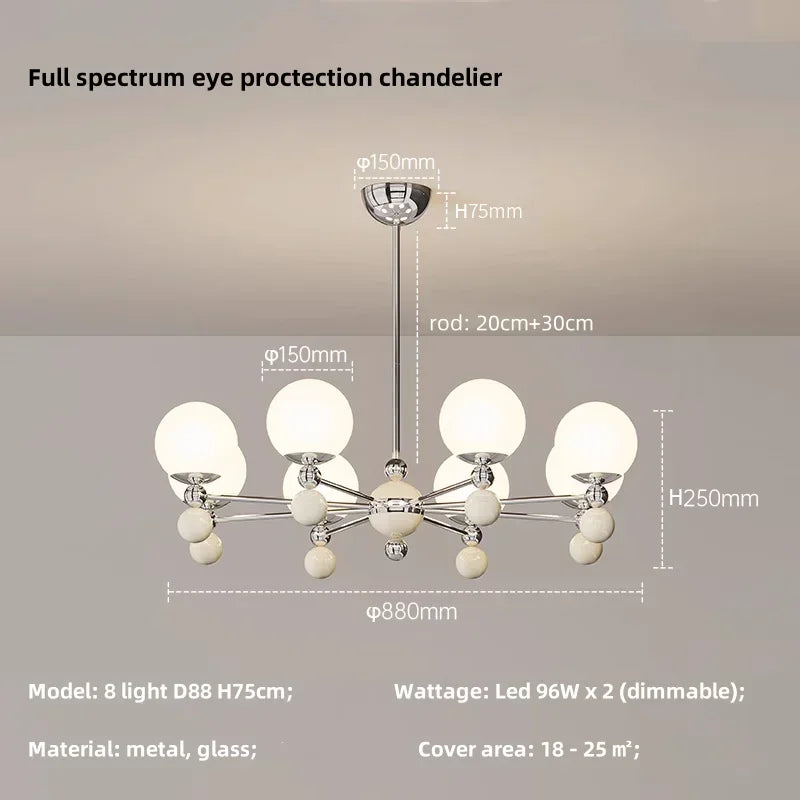 Afralia™ Modern Full Spectrum LED Pendant Hanging Light for Dining Room Decor