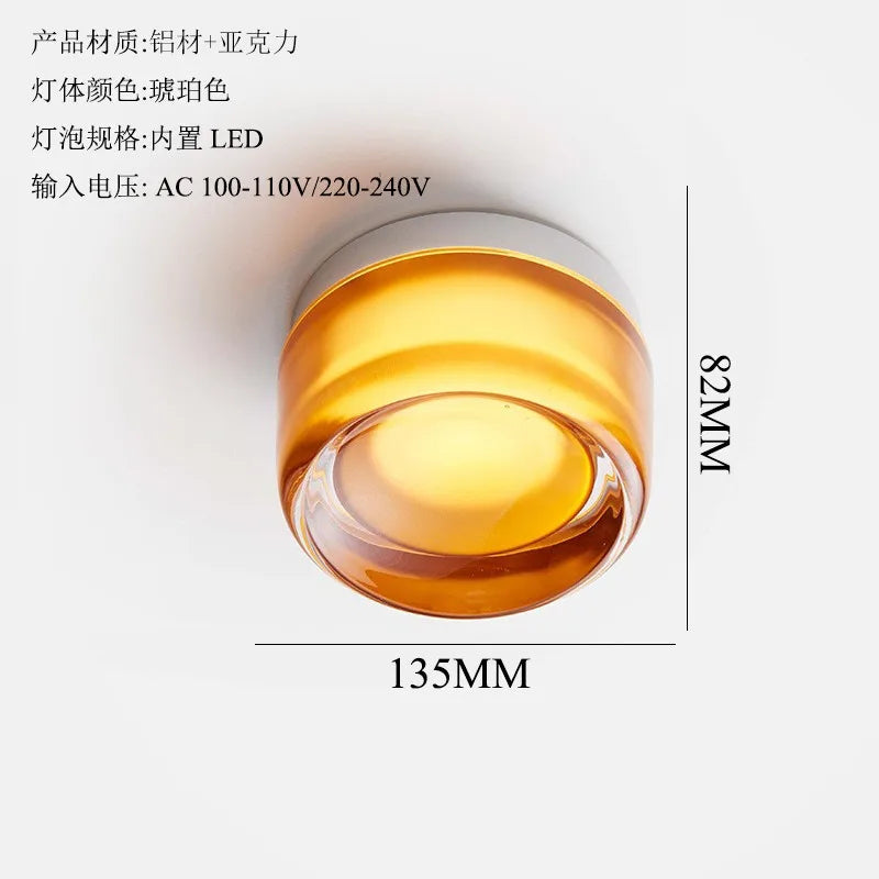 Afralia™ Dimple Potato Chip Round LED Wall Lamp for Modern Minimalist Atmosphere