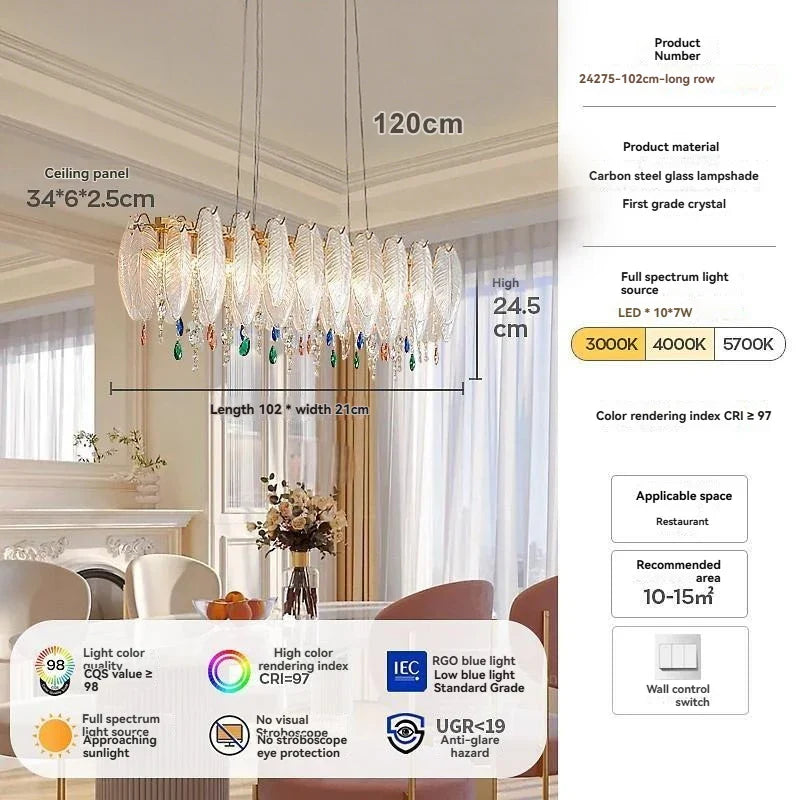 Afralia™ Crystal LED Chandelier - Italian Modern Design for Bedroom, Living & Dining Room