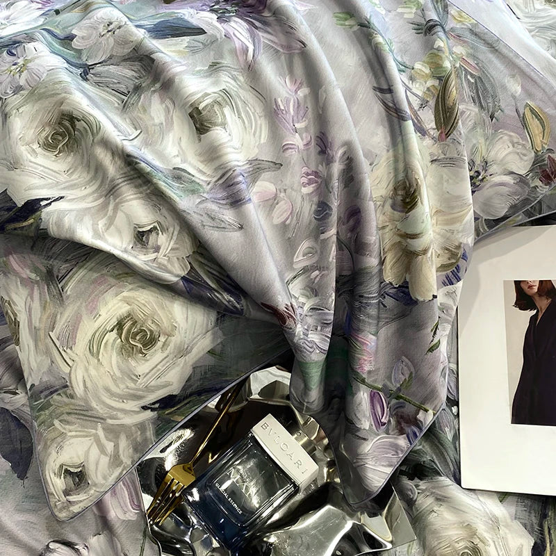 Afralia™ Vintage Plant Flowers Bedding Set, 1000TC Egyptian Cotton, Oil Painting Style