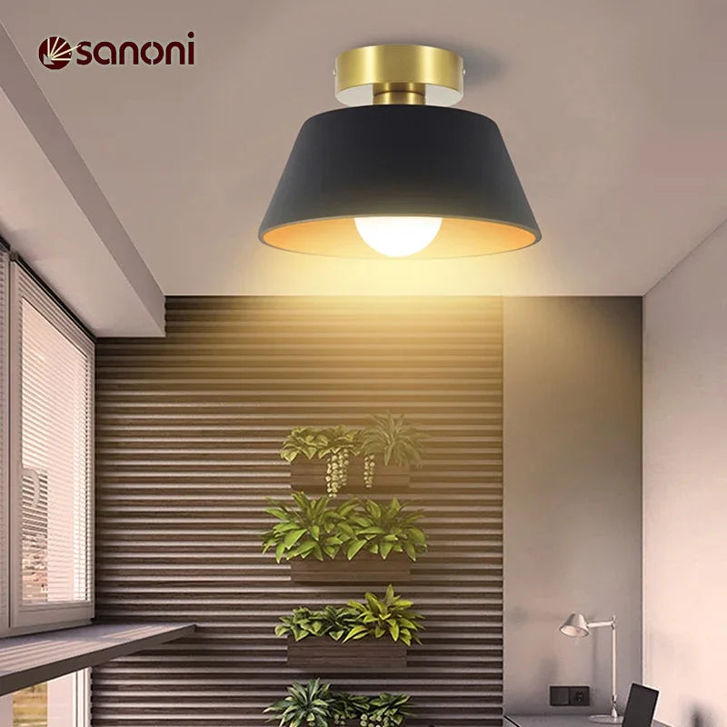 Afralia™ Modern Retro Ceiling Lamp - Industrial Loft Balcony Aisle Corridor Lighting Fixture