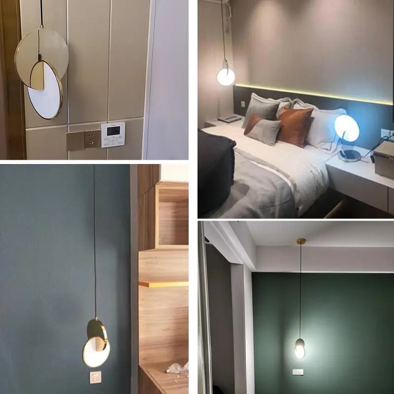 Afralia™ Gold Nordic Pendant Lights Indoor Kitchen Dining Room Home Decor