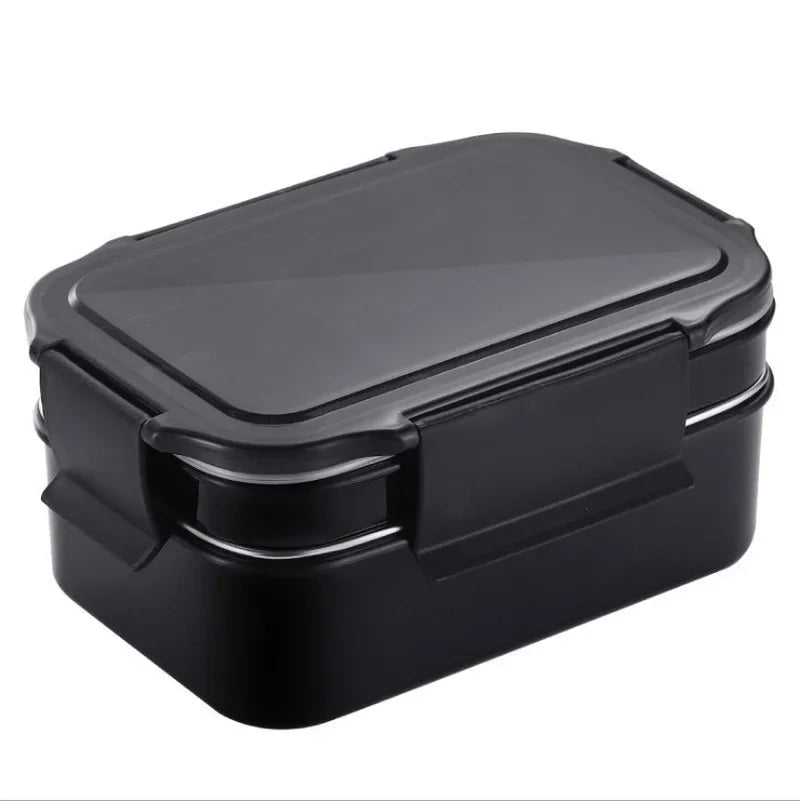 Afralia™ Stainless Steel Bento Box Lunch Container for Kids and Students