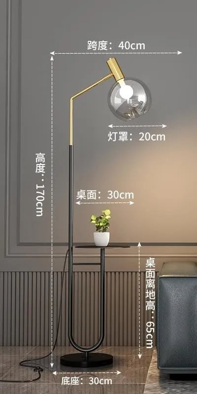 Afralia™ Nordic LED Floor Lamp - Modern Minimalist Light Luxury for Elegant Home Decor