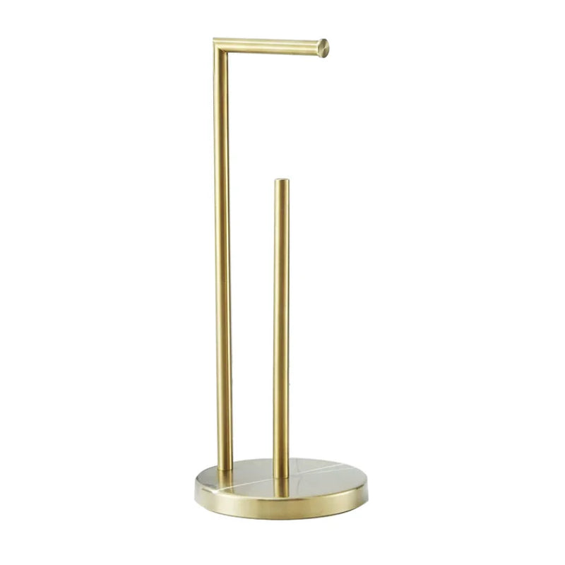 Afralia™ Vertical Paper Towel Holder Stainless Steel in Gold/Black/Chrome