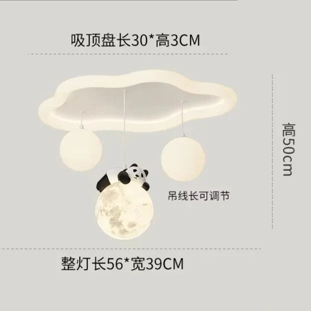 Afralia™ Cloud Bubble Ball Ceiling Light for Kids' Room Bedroom Nursery