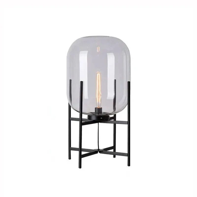 Afralia™ Oda Pulpo Glass Bubble Floor Lamp LED Iron Art Decorative Standing Light